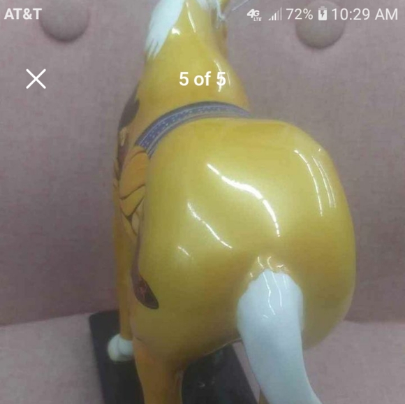 Painted Ponies Palomino Horse With Western Pinup Girl - Picture 6 of 7